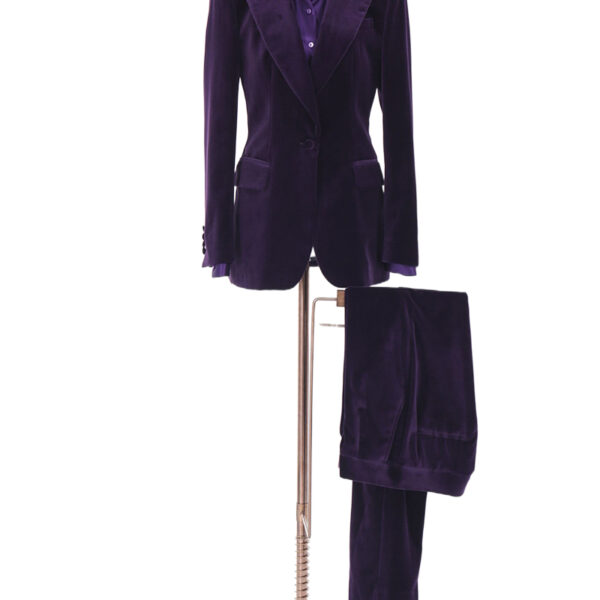 The Amethyst Velvet Power Suit